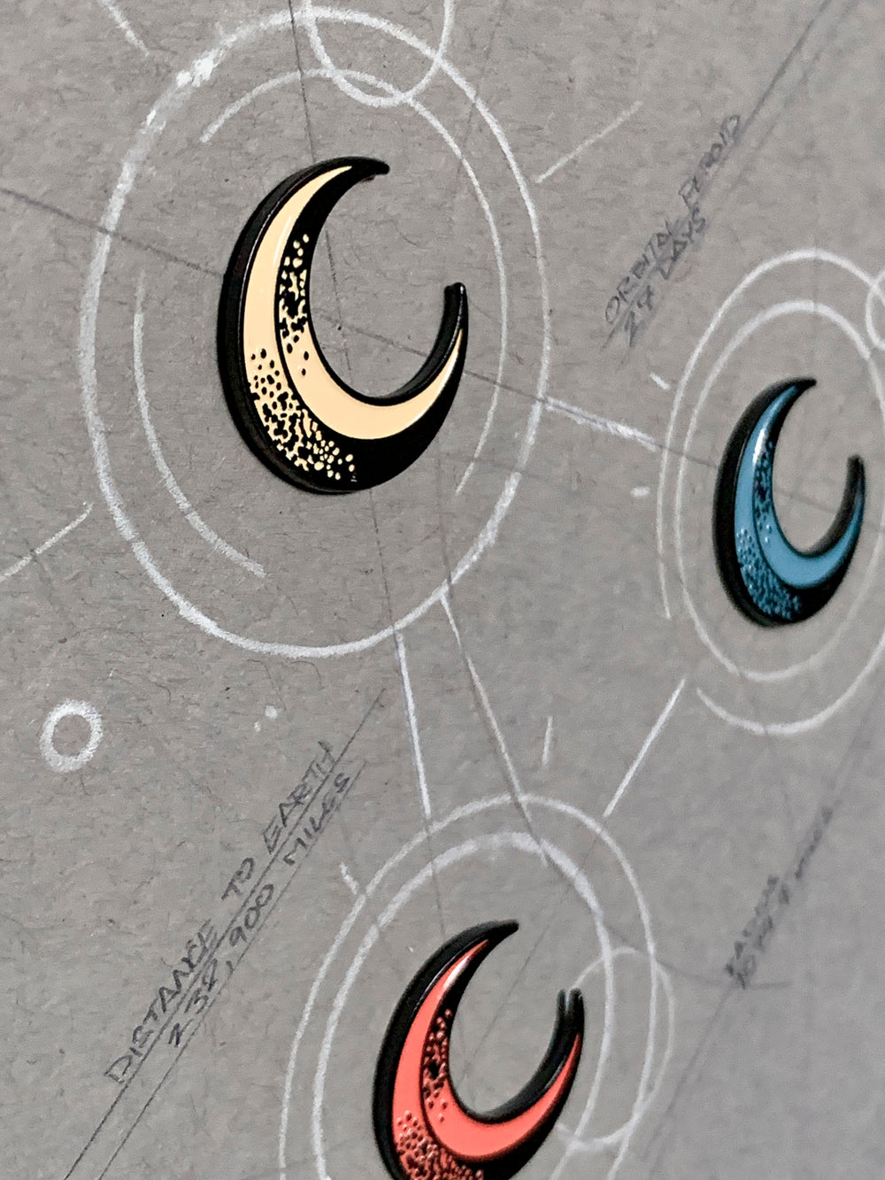 Pale Moon Pin