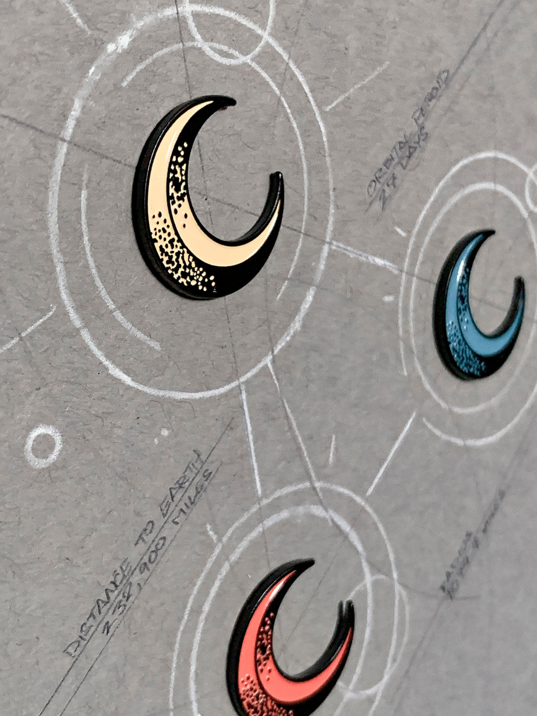 Pale Moon Pin