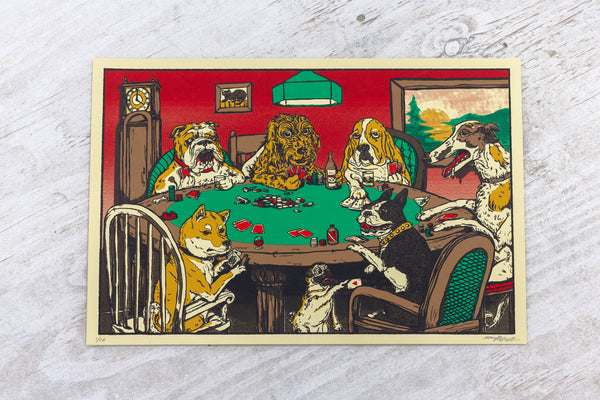 Dogs Playing Poker 12